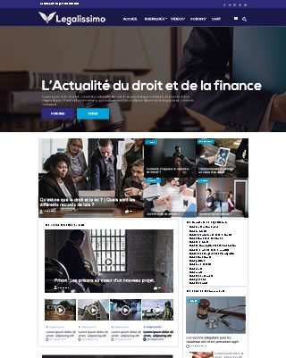 Site internet et logo legalissimo.com